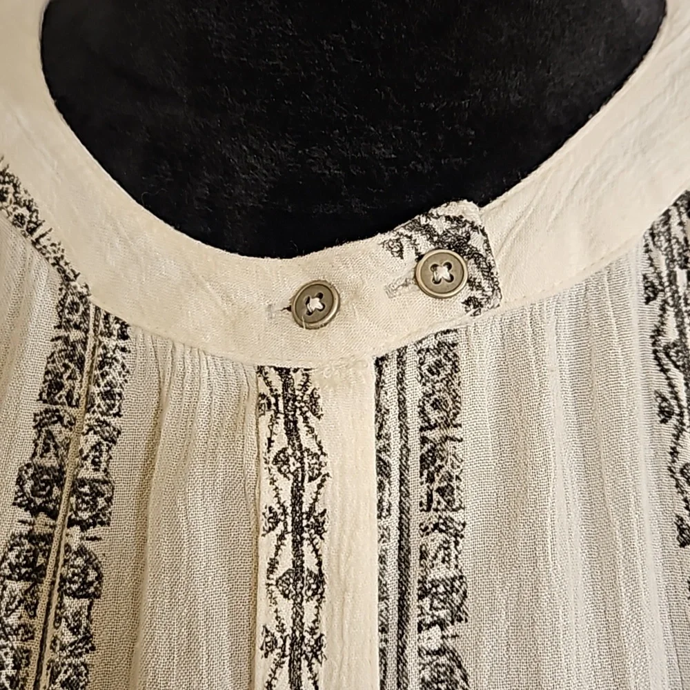 Free People Button Up Blouse - Picture 3 of 13